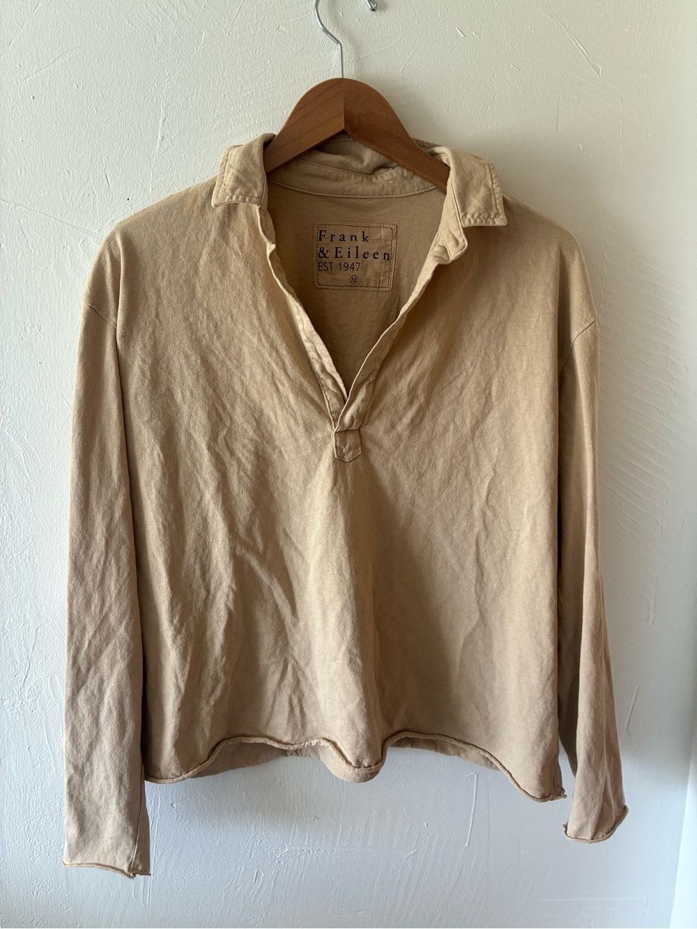 Frank & Eileen Patrick Popover Beige Sand Cream Medium